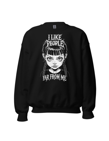 Sweat Unisexe à Col Rond I like people