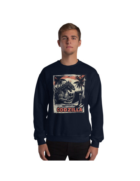 Sweat Unisexe à Col Rond CODZILLA
