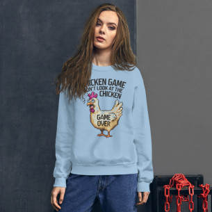 Sweat Unisexe à Col Rond CHICKEN GAME 2
