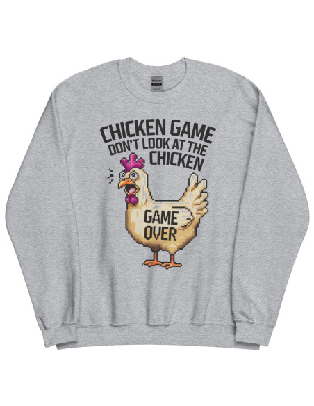 Sweat Unisexe à Col Rond CHICKEN GAME