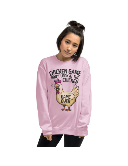 Sweat Unisexe à Col Rond CHICKEN GAME