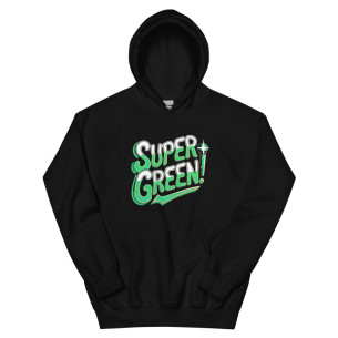 Sweat à capuche SUPER GREEN