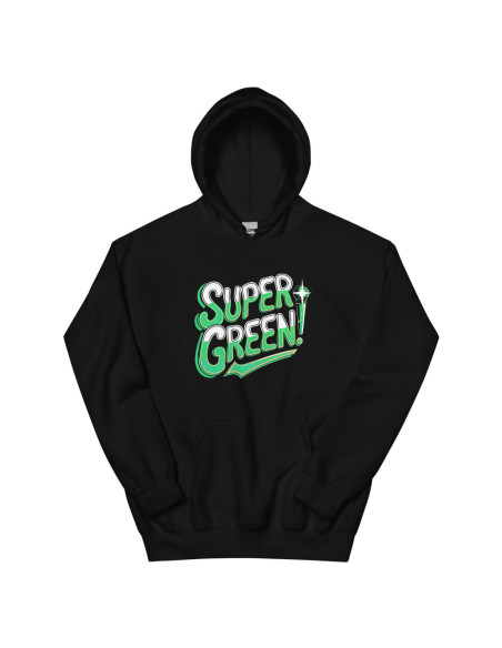 Sweat à capuche SUPER GREEN
