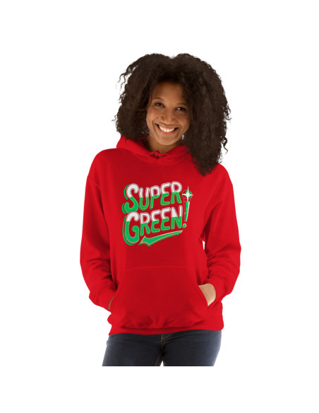 Sweat à capuche SUPER GREEN