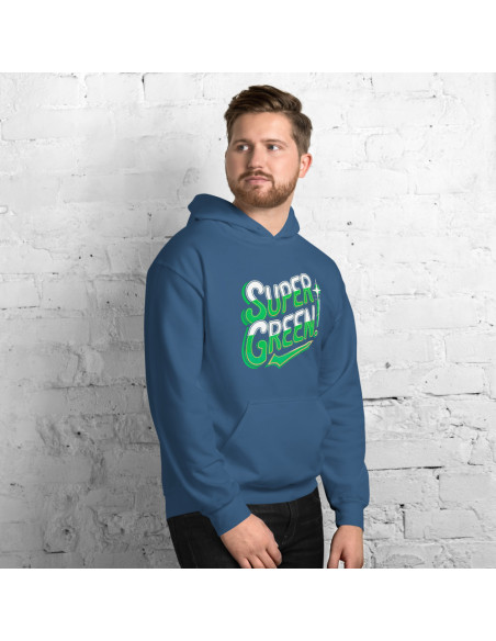 Sweat à capuche SUPER GREEN