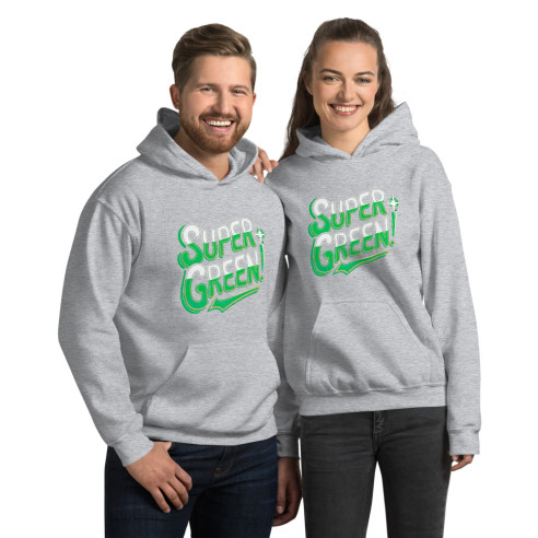 Sweat à capuche SUPER GREEN