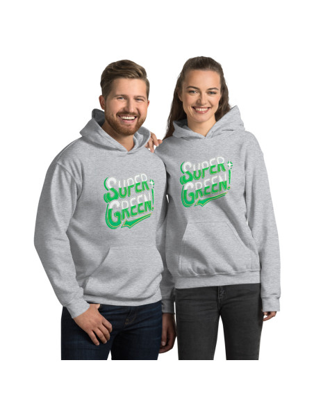 Sweat à capuche SUPER GREEN