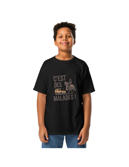 T-shirt classique enfant c'est des malades
