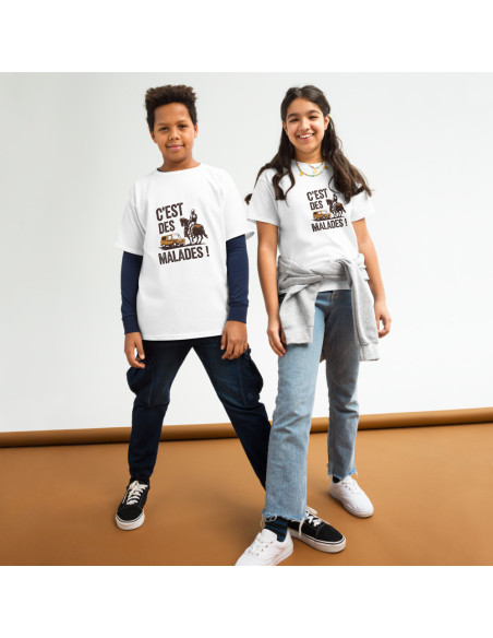 T-shirt classique enfant c'est des malades