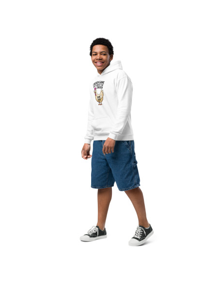 Sweat à capuche épais pour les jeunes chicken game