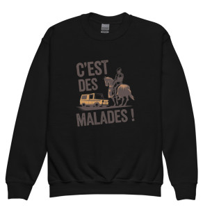 Sweat classique enfant | Gildan 18000B C'est des malades