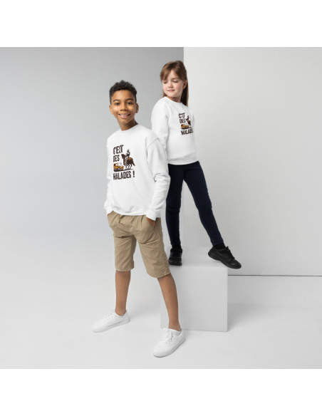 Sweat classique enfant | Gildan 18000B C'est des malades