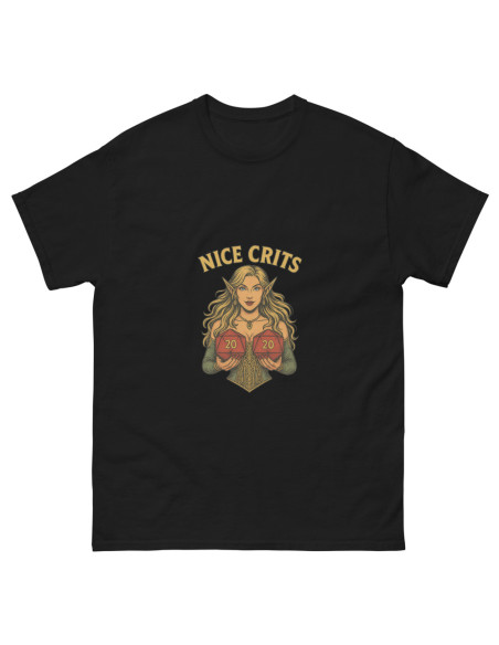 T-shirt classique unisexe Nice Crits