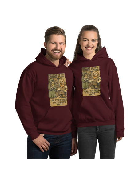 Sweat à capuche geek taverne