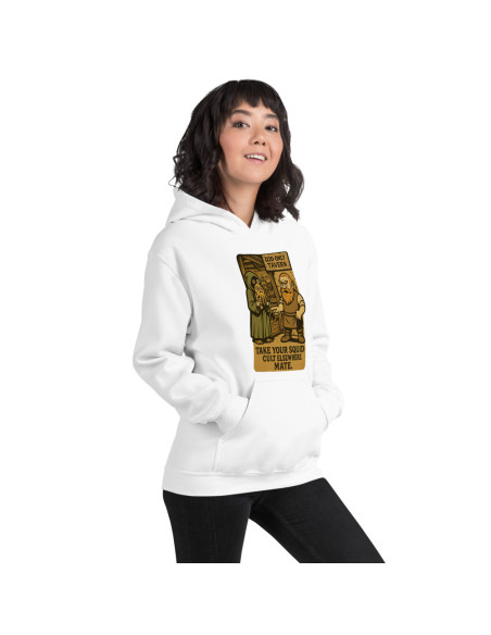 Sweat à capuche geek taverne