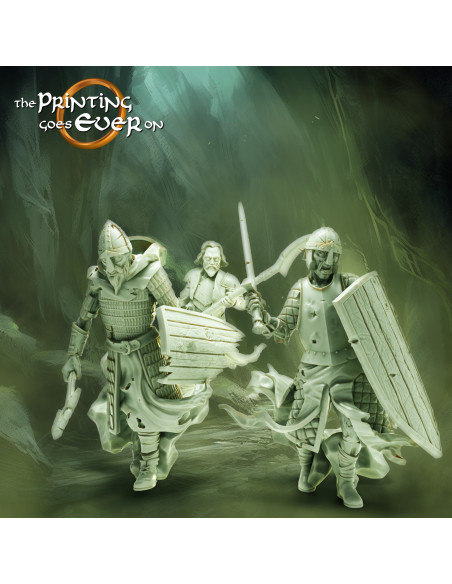 Figurines Fantasy – Guerriers Fantômes pour Jeux de Rôle