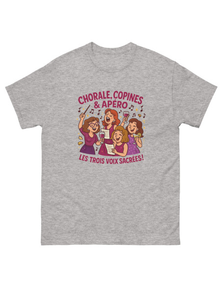 T-shirt classique unisexe chorale copine apéro
