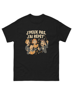 T-shirt classique unisexe j'peux pas j'ai répet