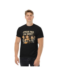 T-shirt classique unisexe j'peux pas j'ai répet 2