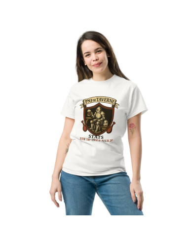 T-shirt classique unisexe PNJ de taverne