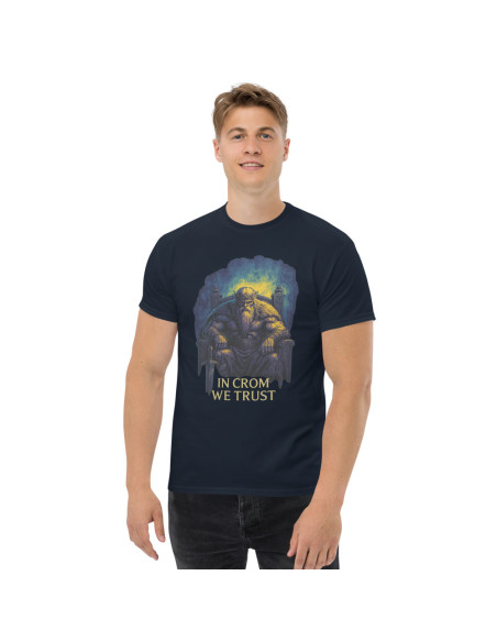 T-shirt classique unisexe In crom we trust
