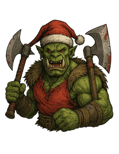 T-shirt classique unisexe Orc Noel Berserker
