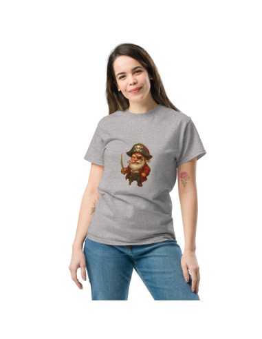 T-shirt classique unisexe Pirate Christmas