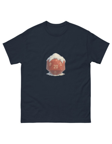 T-shirt D20 enneigé Edition limitée Noël CUSTOMODS
