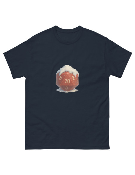 T-shirt D20 enneigé Edition limitée Noël CUSTOMODS