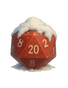 T-shirt D20 enneigé Edition limitée Noël CUSTOMODS