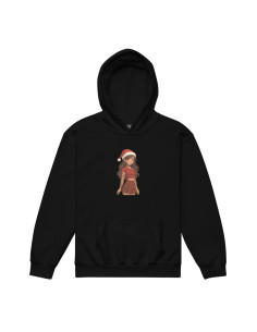 Sweat à capuche épais pour les jeunes little Witch Xmas