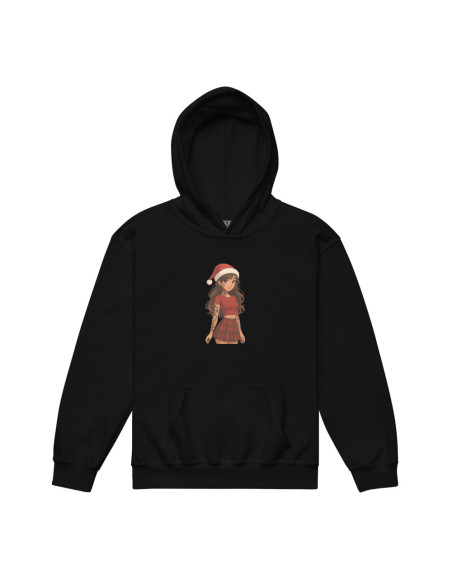 Sweat à capuche épais pour les jeunes little Witch Xmas