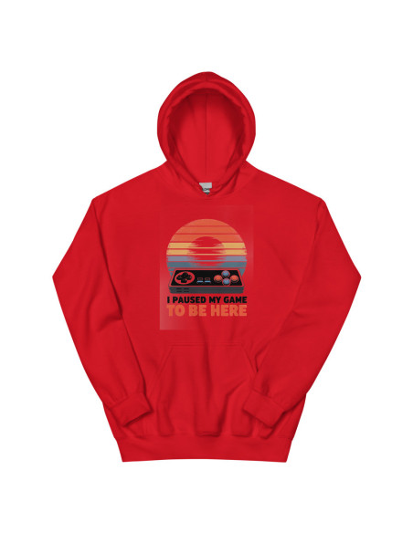 Sweat à capuche PAUSED MY GAME