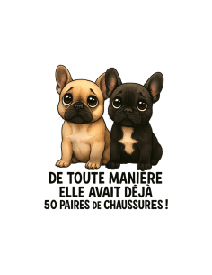 T-shirt classique unisexe bulldogs mignons