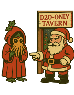D20-Only Tavern – Noël Fantasy Geek RPG