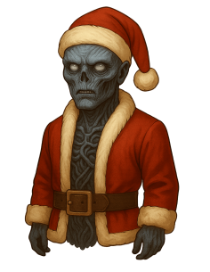 Santa Dark Fantasy – Avatar Sombre Geek Noël