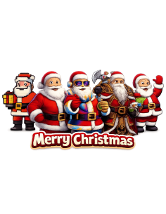 Merry Christmas – Collection Père Noël Geek