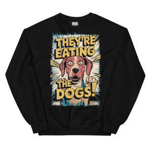 Sweat Unisexe à Col Rond EATING THE DOGS