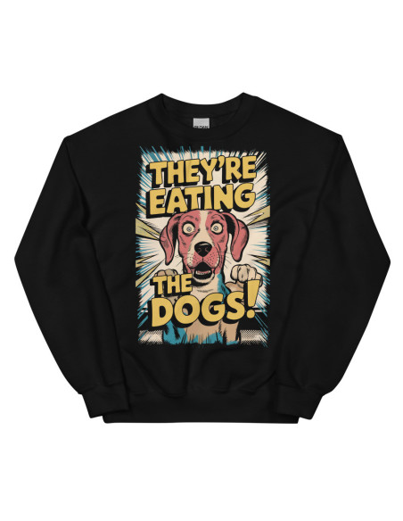 Sweat Unisexe à Col Rond EATING THE DOGS