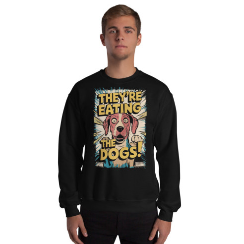 Sweat Unisexe à Col Rond EATING THE DOGS