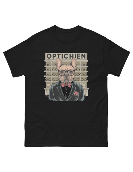 T-shirt classique unisexe OPTICHIEN