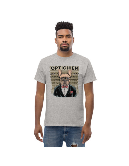 T-shirt classique unisexe OPTICHIEN