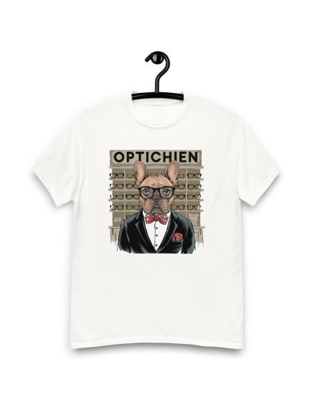 T-shirt classique unisexe OPTICHIEN