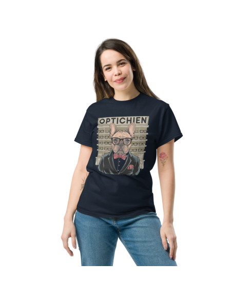 T-shirt classique unisexe OPTICHIEN