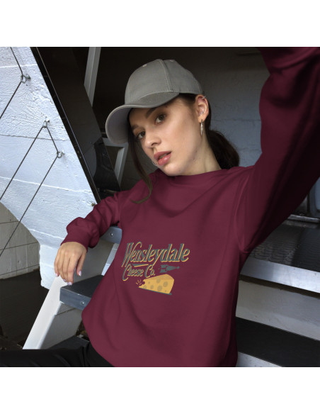 Sweat Unisexe à Col Rond CHEESE COWG