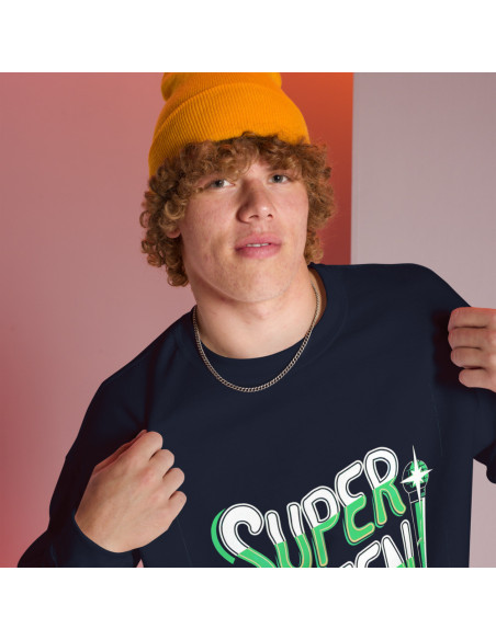 Sweat Unisexe à Col Rond SUPER GREEN