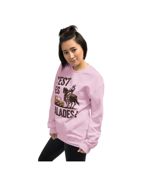 Sweat Unisexe à Col Rond c'est des malades